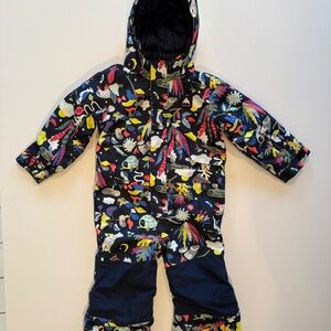 Burton Toddler One Piece Snowsuit 3T Moonlit Grove